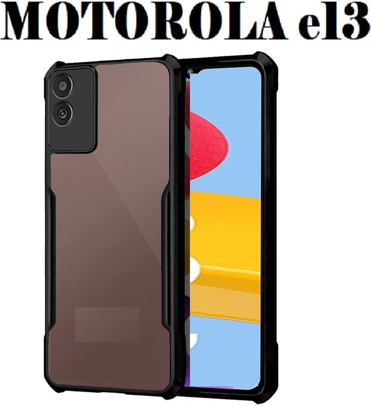 welldesign Back Cover for MOTOROLA MOTO E13, MOTO E13, MOTOROLA E13 (IPACKKY)  (Transparent, Shock Proof, Silicon, Pack of: 1)