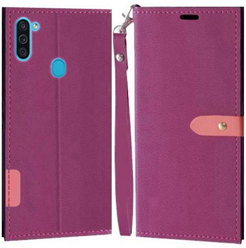 YAYAVAR Flip Cover for Samsung Galaxy M11  (Pink, Grip Case, Pack of: 1)