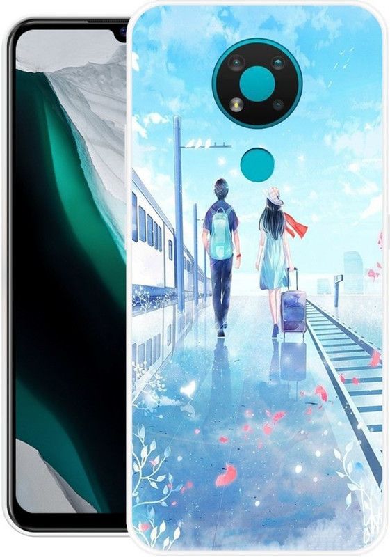 REALKING Back Cover for Nokia 3.4  (Multicolor, Grip Case, Silicon)