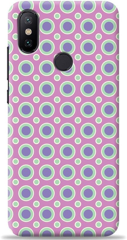 Crafter Back Cover for Mi A2  (Purple, Shock Proof, Pack of: 1)