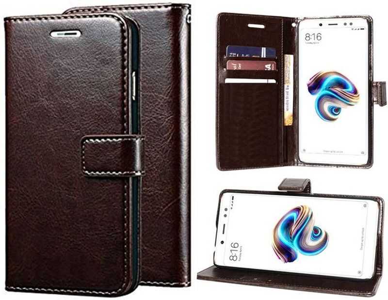 Sensational Flip Cover for Nokia 7.1  (Brown, Pack of: 1)