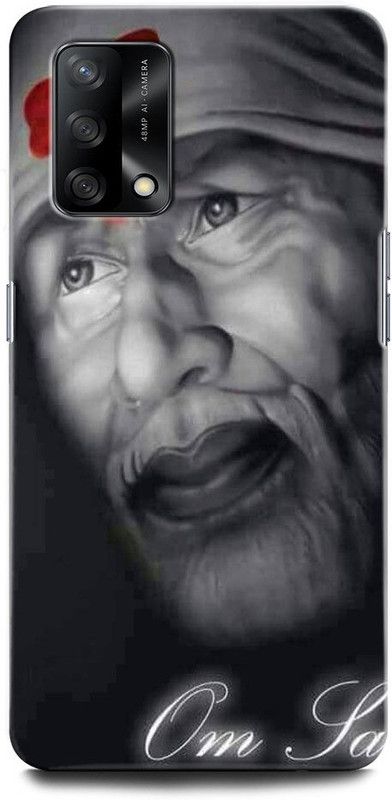 ORBIQE Back Cover for OPPO F19 CPH2219 OM SAI BABA, OM SAI, OM SAI RAM, SAIBABA, GOD  (Multicolor, Hard Case, Pack of: 1)