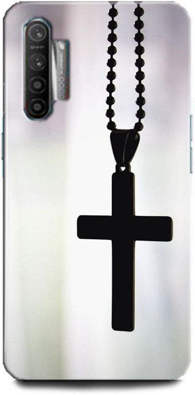 WallCraft Back Cover for Realme X2 / RMX1992 Jesus, Crist, Jesus Saves Cross, God, Jesus Cross Black, Lord Jesus  (Multicolor, Dual Protection, Pack of: 1)