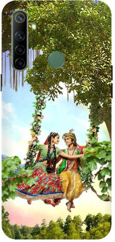 URCHIN Back Cover for Realme5 Krishna, Radha Krishna, Lord Krishna, Krishan ji, god  (Multicolor, Shock Proof, Pack of: 1)