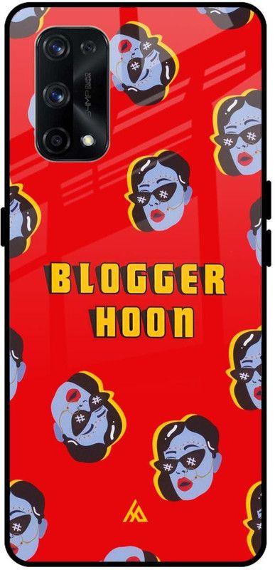 Hocopoco Back Cover for Realme X7  (Red, Grip Case, Silicon)