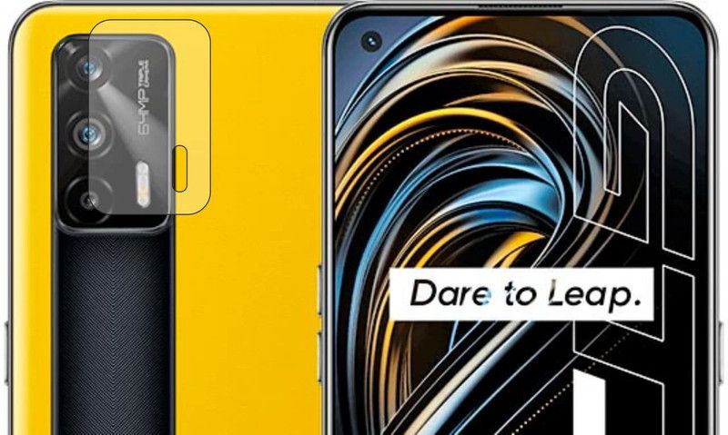 Transparent Back Camera Lens Glass Protector for Bii Realme GT 5G  (Pack of: 2)