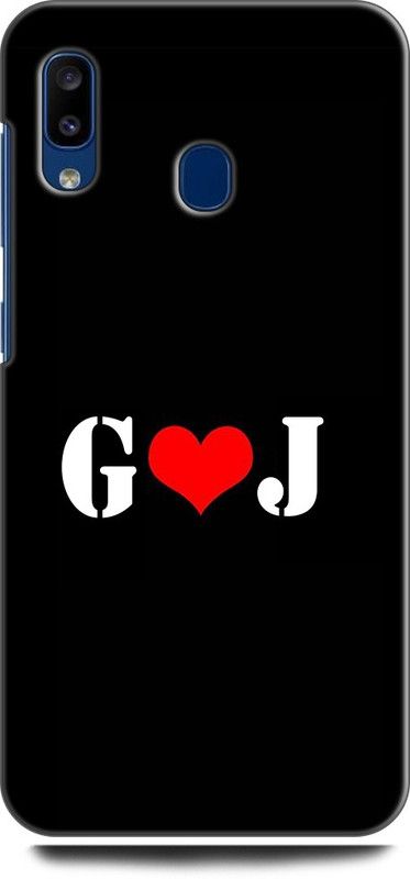 Afterglow Back Cover for SAMSUNG Galaxy A30 G J, G LOVES J, NAME, LETTER, ALPHABET, GJ LOVE, HART  (Multicolor, Shock Proof)