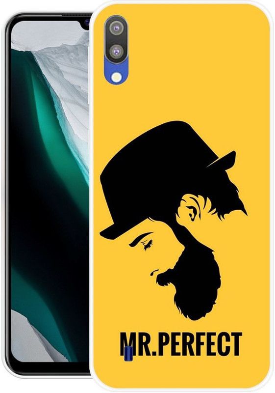 PINKZAP Back Cover for Samsung Galaxy M01  (Yellow, Grip Case, Silicon, Pack of: 1)