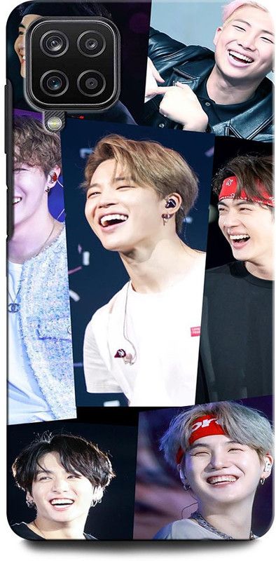 GRAFIQE Back Cover for SAMSUNG Galaxy A22 BTS, V, JUNGBOOK, JIMIN, JIN, SUGA, RM, J-HOPE  (Multicolor, Shock Proof, Pack of: 1)