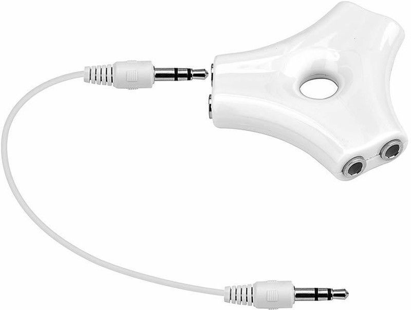 ankSONline Multicolor 3.5mm 1 male to 5 Female Multi Headphone Audio Splitter Aux Adapter Use For All Smartphone, Tablet, Laptop, Desktop, or Stereo System -Multi Color Phone Converter  (All)
