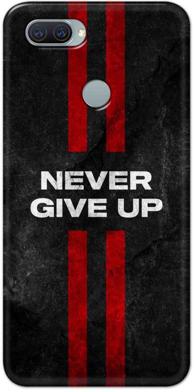 NDCOM Back Cover for Oppo A11K Never Give Up Printed  (Multicolor, Hard Case)