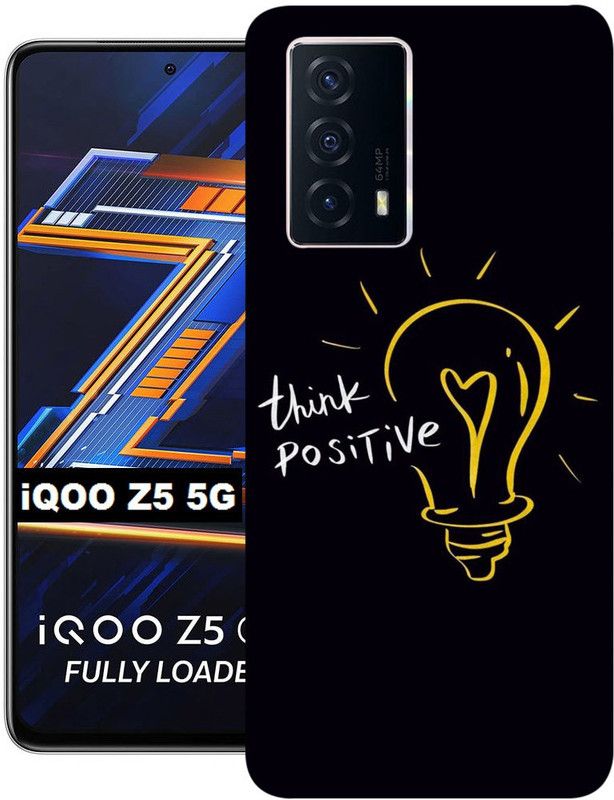 Ghumakkad Back Cover for iQOO Z5 5G  (Black, Silicon, Pack of: 1)