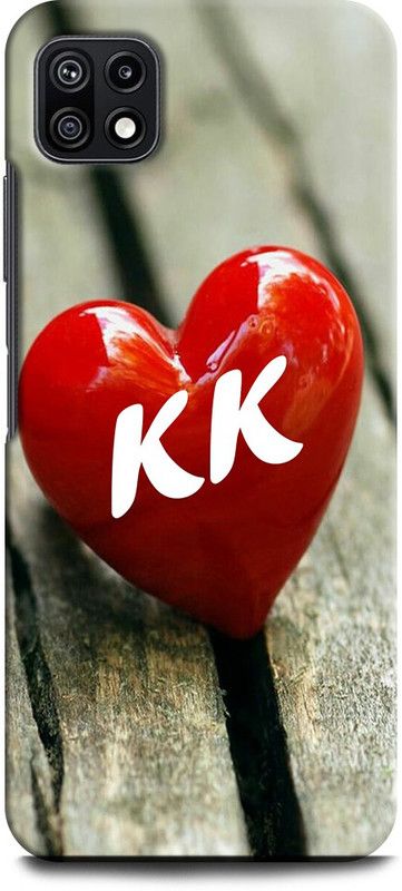 INDICRAFT Back Cover for SAMSUNG Galaxy F42 5G K K, K LOVES K, K NAME, LETTER, ALPHABET, KK LOVE, HART, BLUE  (Multicolor, Shock Proof, Pack of: 1)