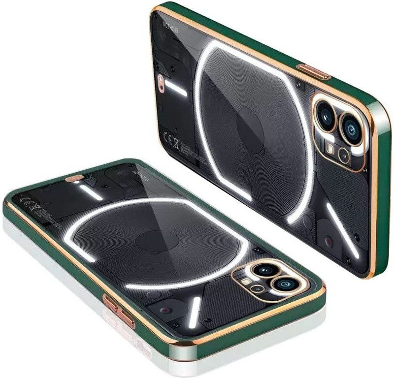 A3sprime Back Cover for Nothing Phone (1), - [Soft Silicon Transparent & Drop Protective Back Case]  (Green, Camera Bump Protector, Silicon, Pack of: 1)