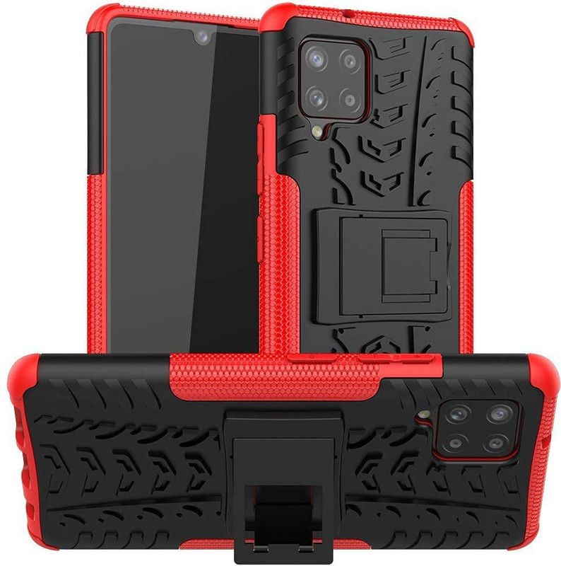 NewSelect Back Cover for Samsung Galaxy A42, Samsung Galaxy M42  (Red, Shock Proof, Pack of: 1)