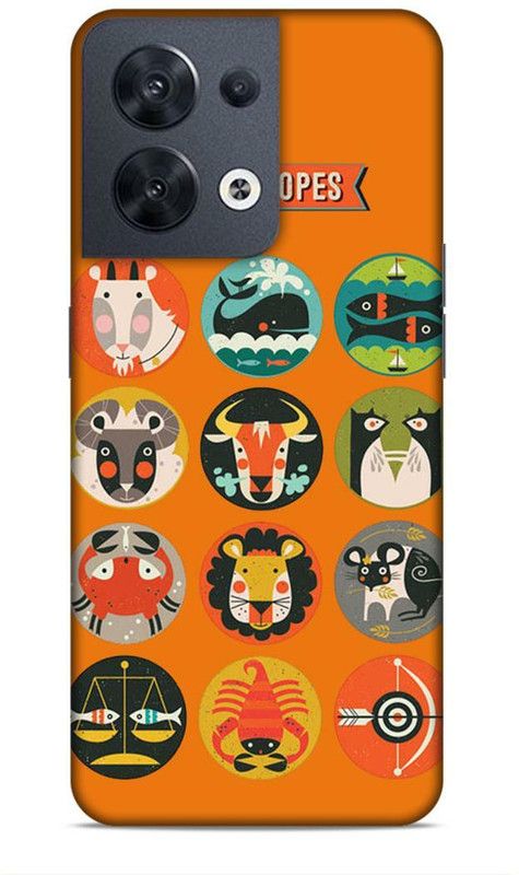 Keviv Back Cover for OPO Reno 8  (Multicolor, Hard Case)