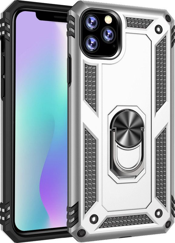 Dg Ming Speaker Case Cover for Apple iPhone 11 PRO (5.8)  (Silver, Pack of: 1)