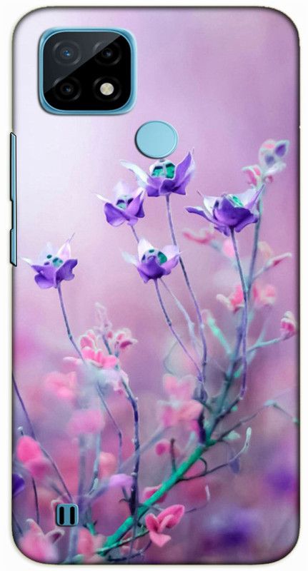 iprinto Back Cover for Realme C21, Realme C21Y Nature Back Cover  (Pink, Hard Case)
