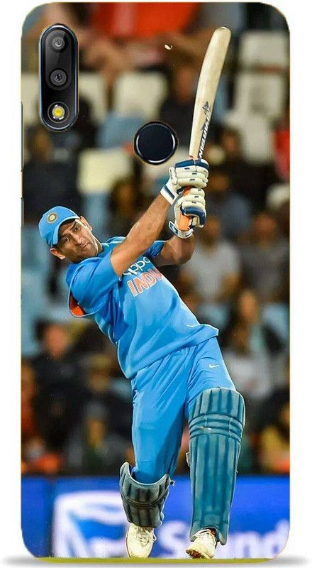 NDCOM Back Cover for Asus Zenfone Max Pro M2 MS Dhoni Maahi Printed  (Multicolor, Hard Case)
