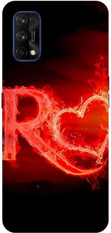 URCHIN Back Cover for Narzo 20Pro R, R Letter, Alphabet, Design, R Love  (Multicolor, Shock Proof, Pack of: 1)