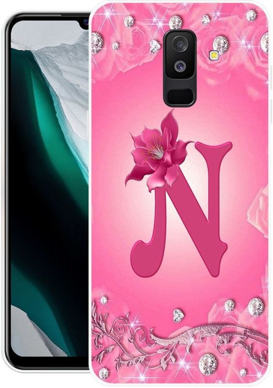 MUSKAY Back Cover for Samsung Galaxy J8  (Pink, Silver, Grip Case, Silicon)