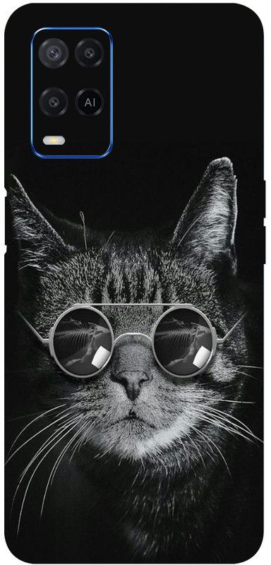 LAMHA Oppo A54 Mobile Skin  (Ultra Super Kitto Cat Skin With High Matte Finish.)