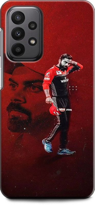 INDICRAFT Back Cover for SAMSUNG Galaxy A33 5G VIRAT KOHLI, ROYAL CHALLENGERS BANGLORE, PLAYER  (Multicolor, Shock Proof, Pack of: 1)