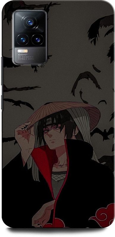 GRAFIQE Back Cover for VIVO V21E 4G ITACHI UCHIHA, GIRL, ANIMATION, ANIME, CARTOON  (Multicolor, Shock Proof, Pack of: 1)