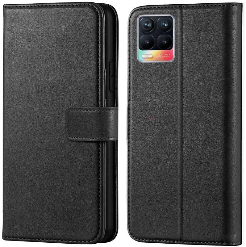 GROOZ Back Cover for Realme 8, Realme 8 Pro  (Black, Dual Protection, Pack of: 1)