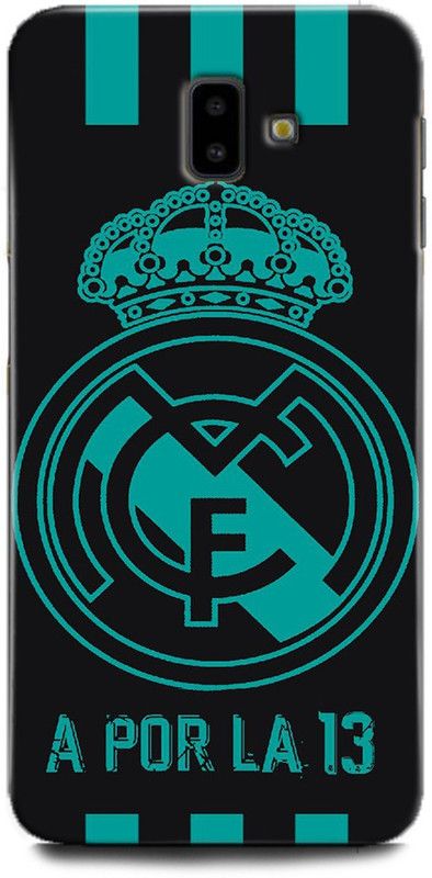 WallCraft Back Cover for SAMSUNG Galaxy J6 Plus REAL MADRID, LOGO, EMBLEM, FC, FOOTBALL, SPORTS  (Multicolor, Dual Protection, Pack of: 1)