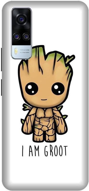 URCHIN Back Cover for Vivo Y51 groot, Groot, I m groot, cute, cute groot, baby groot  (Multicolor, Shock Proof)