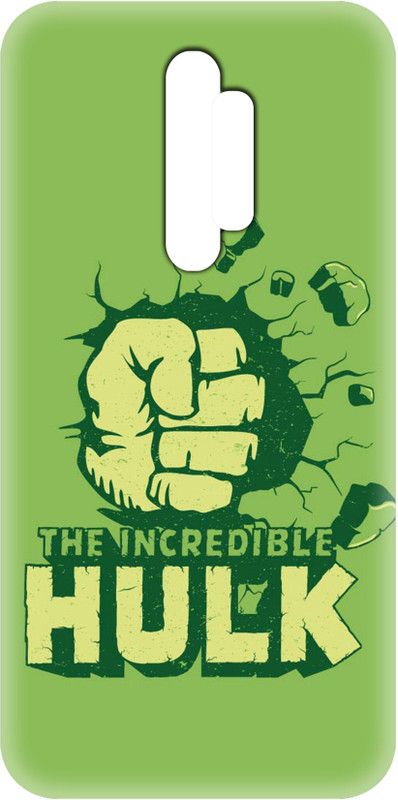 Smutty Back Cover for Realme X2 Pro, RMX1931 - Hulk Print  (Multicolor, Hard Case, Pack of: 1)