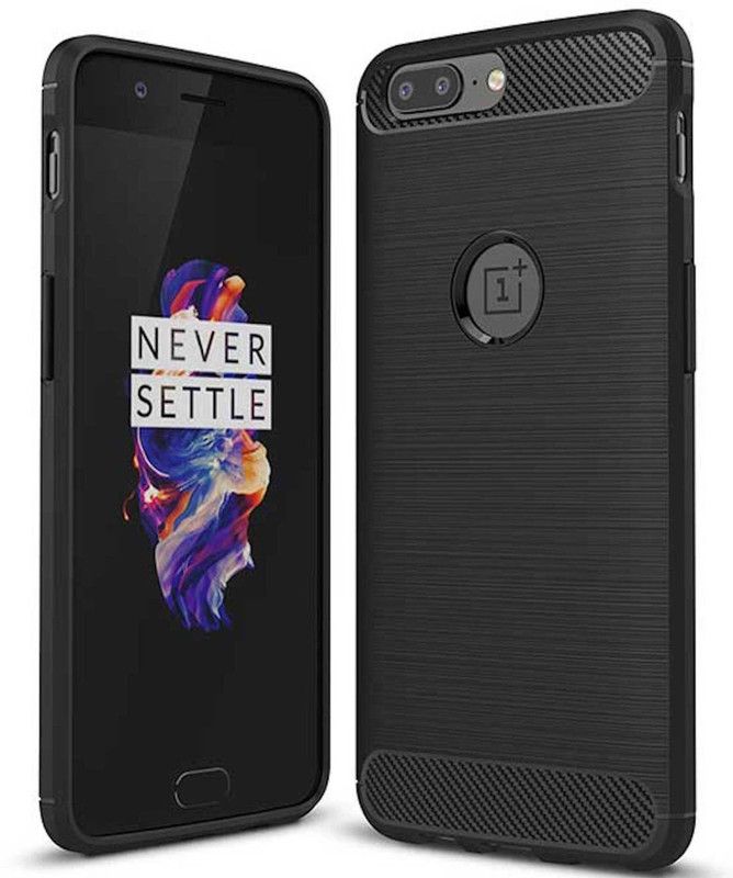Tommcase Back Cover for OnePlus 5 Highly Shockproof  (Black, Pack of: 1)