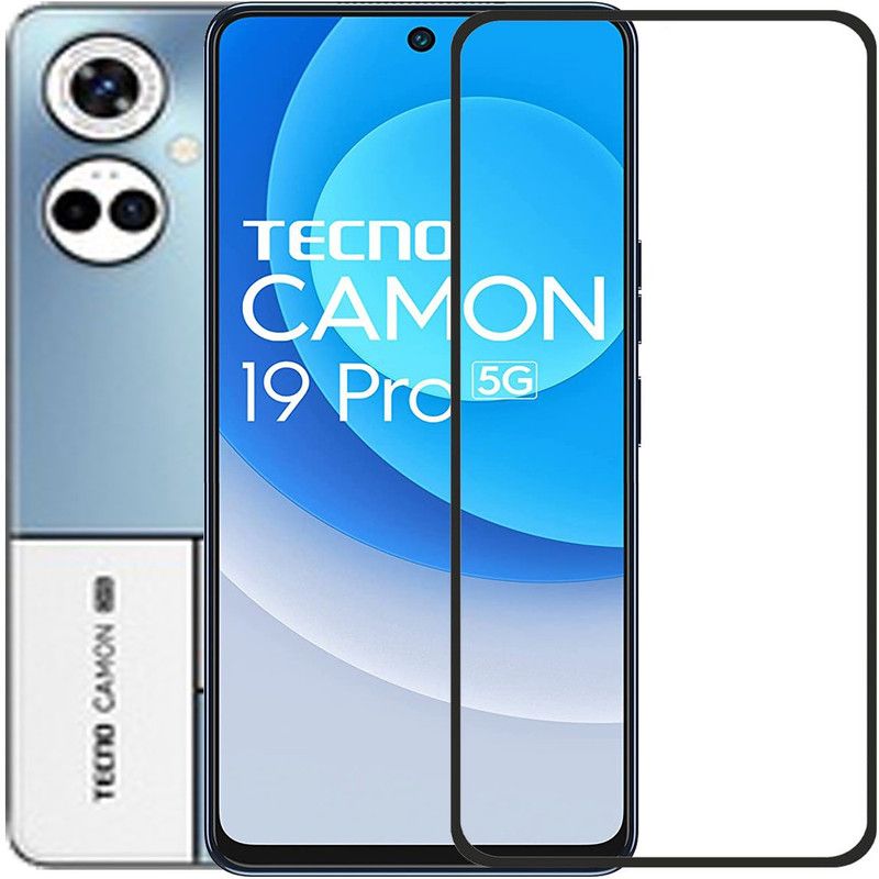 NKCASE Edge To Edge Tempered Glass for Tecno Camon 19 Pro 5G Mondrian Edition,Tecno Camon 19 Pro 5G  (Pack of 1)
