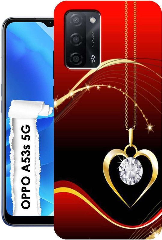 Dekhbuy Back Cover for Oppo A53s 5G,Oppo A16, Oppo A55  (Black, Red, Dual Protection, Silicon, Pack of: 1)