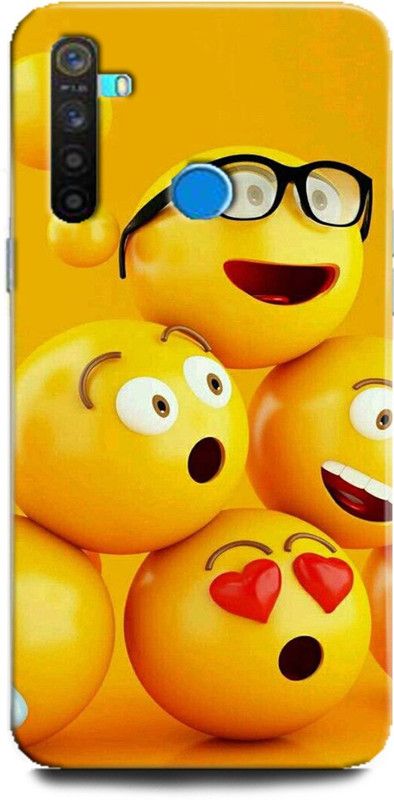 Afterglow Back Cover for realme Narzo 10 SMILEY, EMOJI, CUTE, FUNNY, SMILE  (Multicolor, Shock Proof, Pack of: 1)