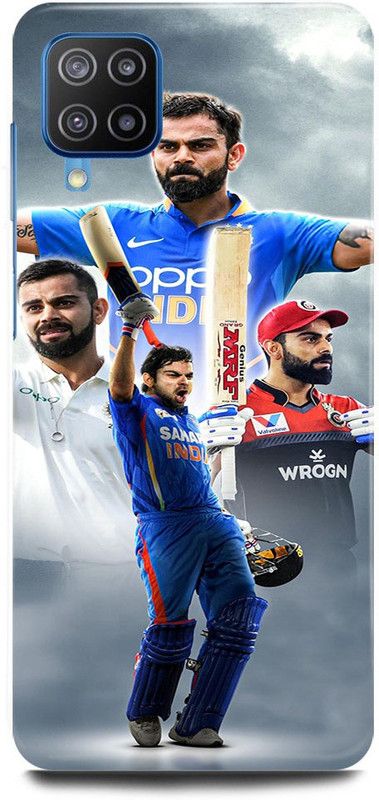 FRONK Back Cover for Samsung Galaxy F22, VIRAT, KOHLI, INDIAN, PLAYER, CRICKETER, RCB  (Blue, Hard Case, Pack of: 1)