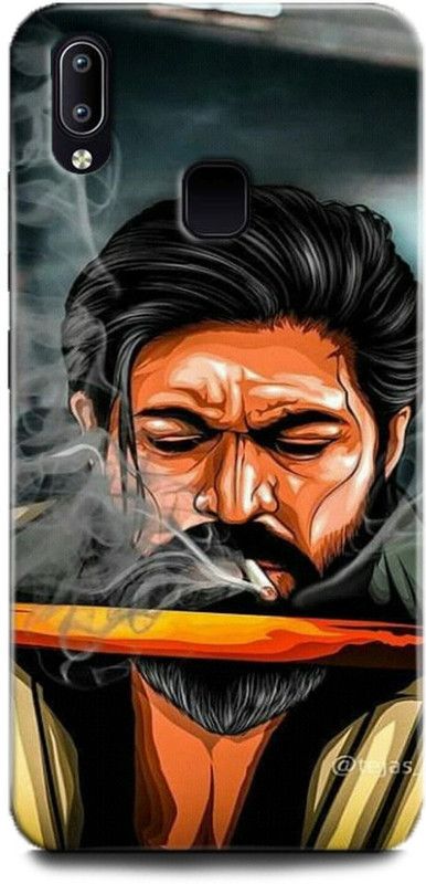 Afterglow Back Cover for Vivo Y91 KGF, ROCKY BHAI, YASH, NAVEEN KUMAR GOWDA, SOUTH STAR  (Multicolor, Shock Proof, Pack of: 1)
