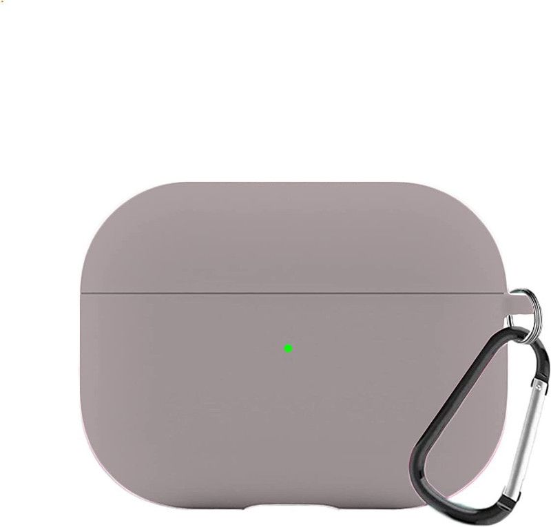 Shiwin Silicone Press and Release Headphone Case  (Stone Grey)