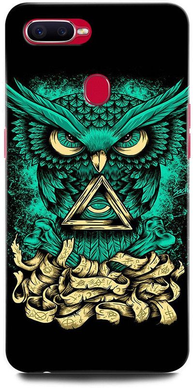 INTELLIZE Back Cover for Realme 2 Pro RMX1807 OWL, TRIPPY, WORLD, EYE, USA, ILLUMINATI, MASONICO, OWL  (Multicolor, Hard Case, Pack of: 1)