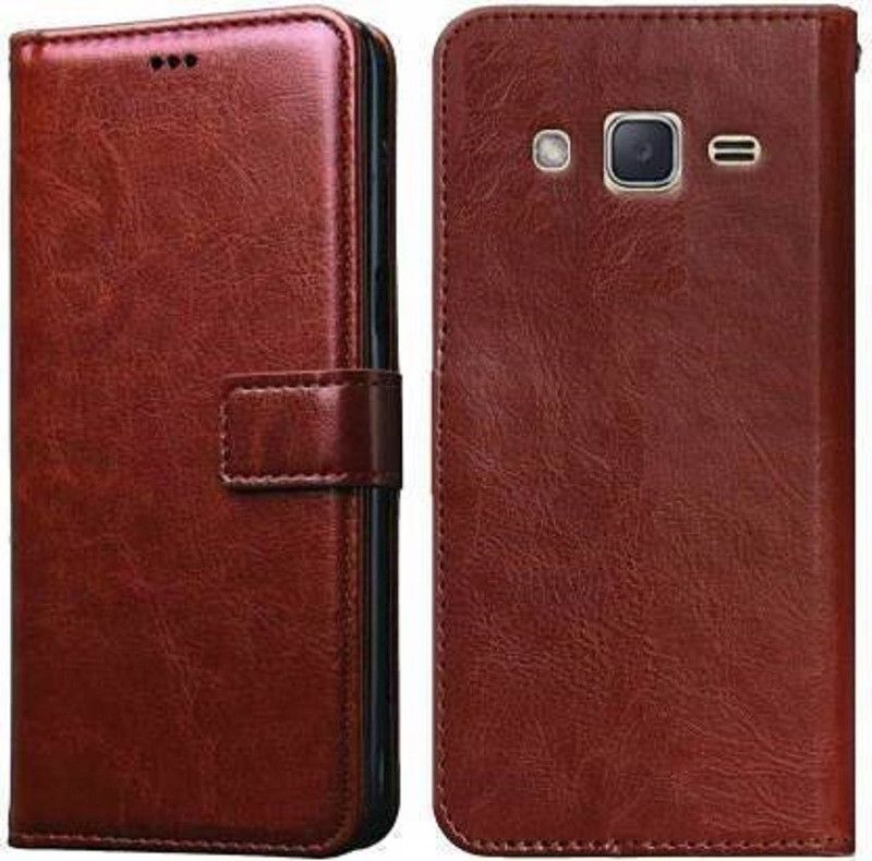 Urban Tech Flip Cover for Samsung Galax J2 ProFlip Case | Magnetic Closure | Shock Proof Wallet Flip Cover  (Brown, Magnetic Case, Pack of: 1)