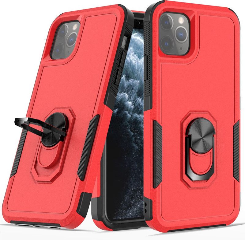 HEAVY DUTY Back Cover for Apple iPhone 11 PRO  (Red, Shock Proof, Pack of: 1)