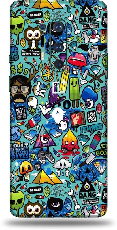 CLAXA OnePlus 8 Pro Mobile Skin  (Multicolor)