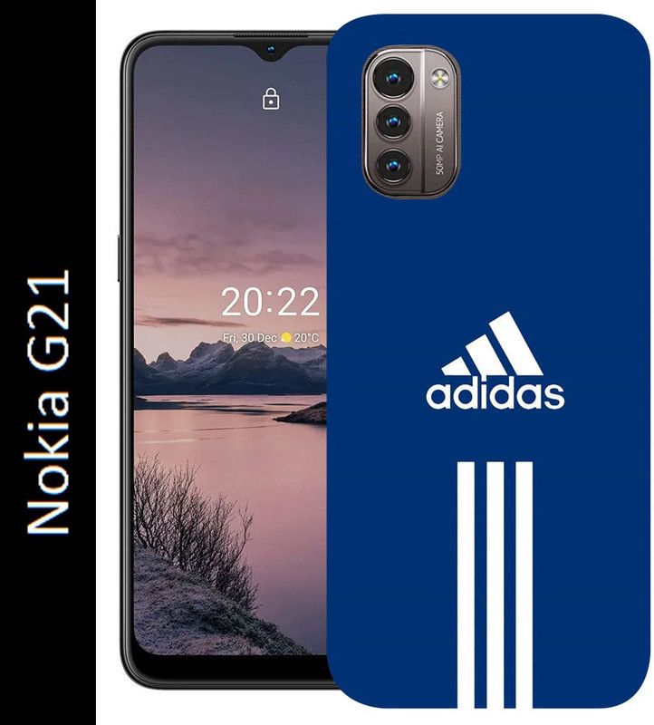mitzvah Back Cover for Nokia G21  (Blue, White, Silicon, Pack of: 1)