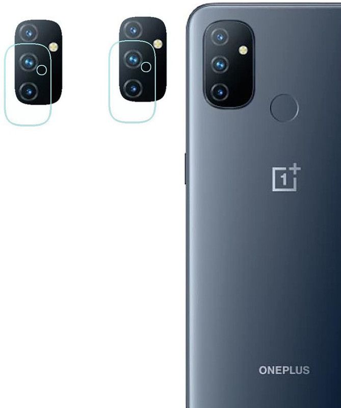 Transparent Back Camera Lens Glass Protector for Bii Oneplus Nord N100  (Pack of: 2)