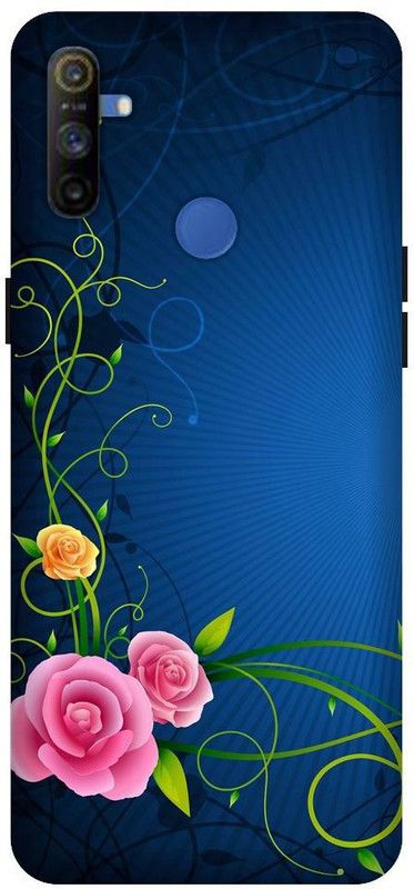 SSMORYA Back Cover for Realme Narzo 20A, Blue Design Printed Back Cover  (Multicolor, Hard Case, Pack of: 1)