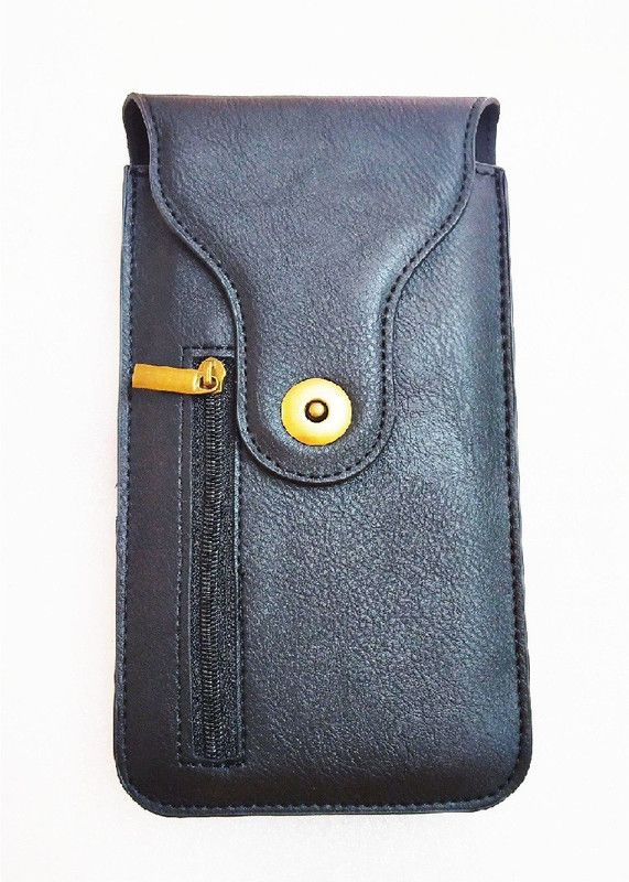 realtech Pouch for Nokia 9 PureView  (Blue, Holster, Pack of: 1)