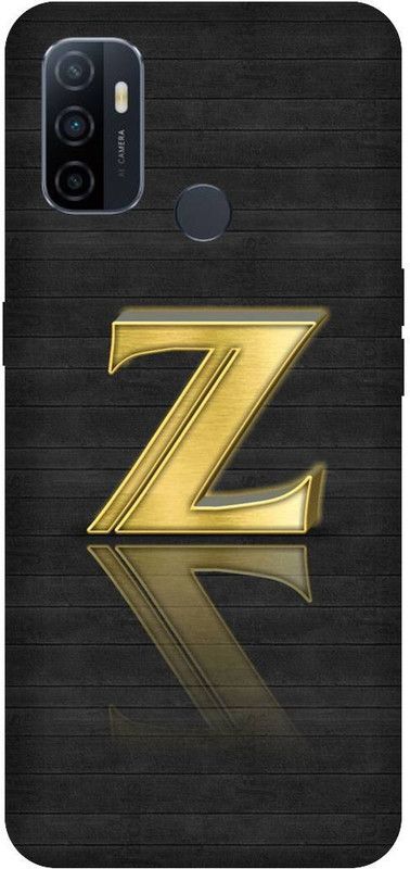 SSMORYA Back Cover for OPPO A53, Z Alphabet Multicolour Printed  (Multicolor, Hard Case, Pack of: 1)