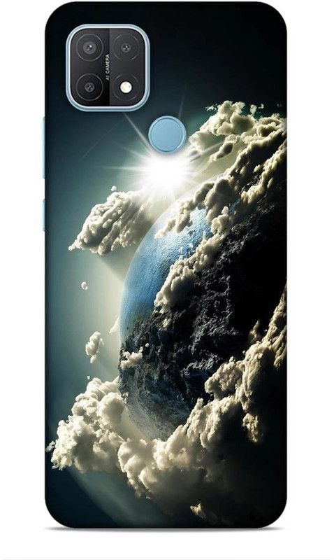 SmashItUp Back Cover for Oppo A15 World / Map / Travel / Earth  (Multicolor, Hard Case)