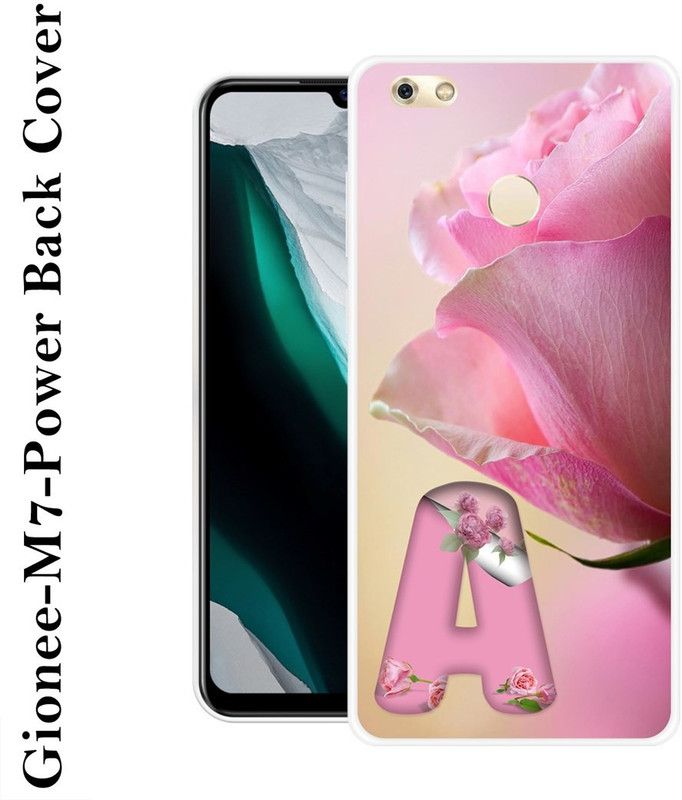 INDIALAND Back Cover for Gionee M7 Power  (Pink, Beige, Silicon)